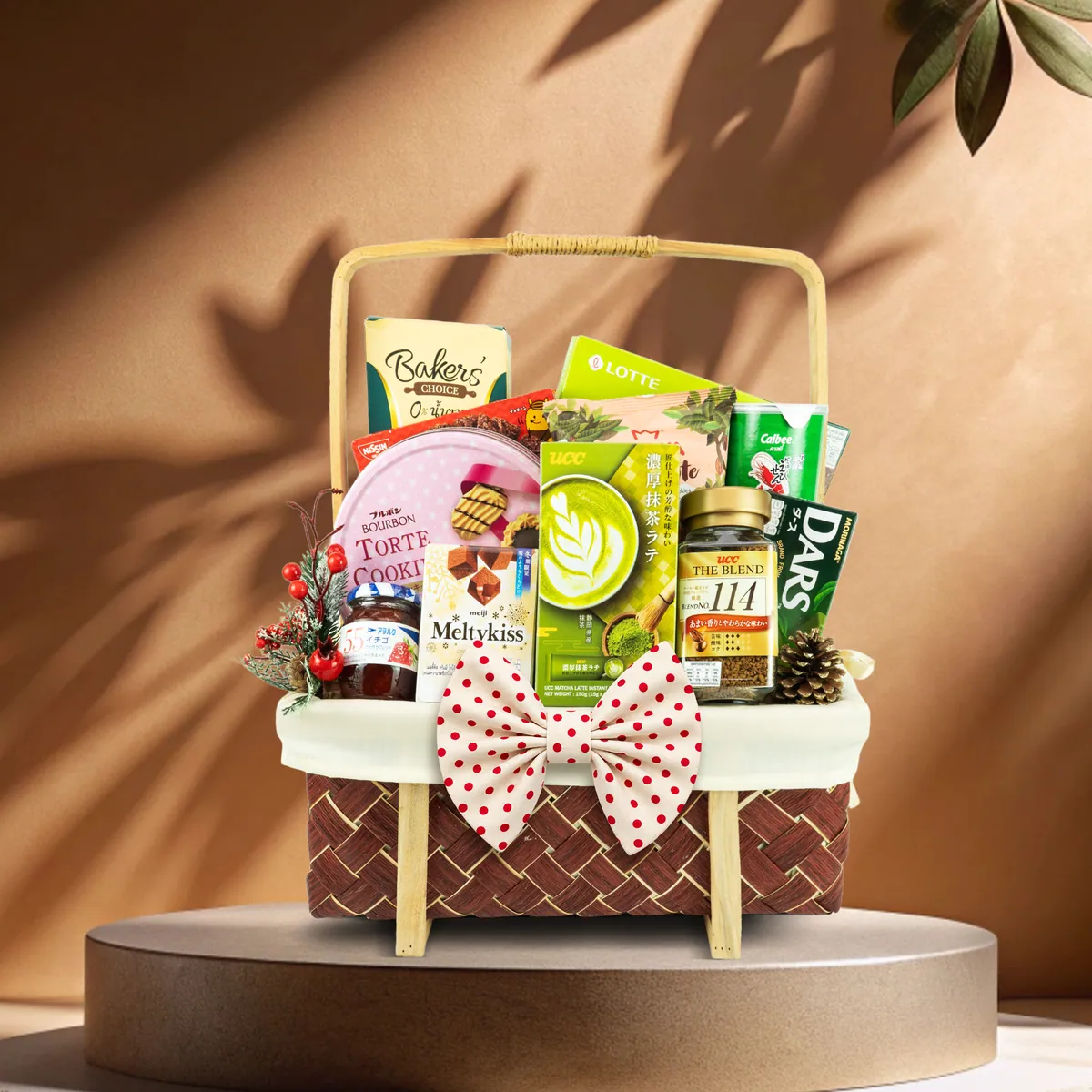 The Velvet Bow Basket